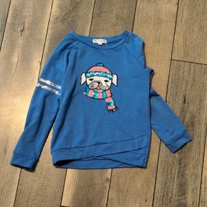Cat & Jack Blue Sweatshirt Comfortable Cotton Blend